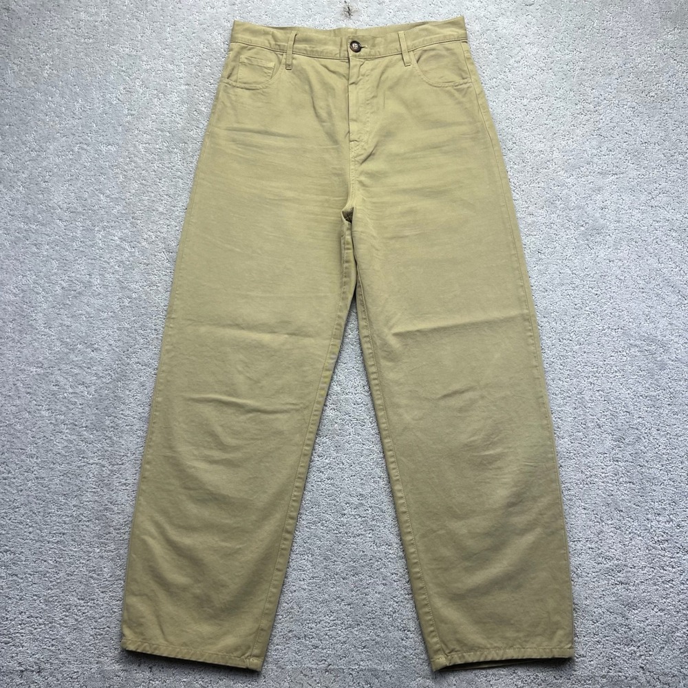Rita Row Pants Womens Size 38 Tan Beige Fabiola Cotton High Rise Balloon Tapered